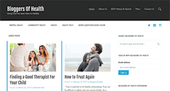 Desktop Screenshot of bloggersofhealth.com